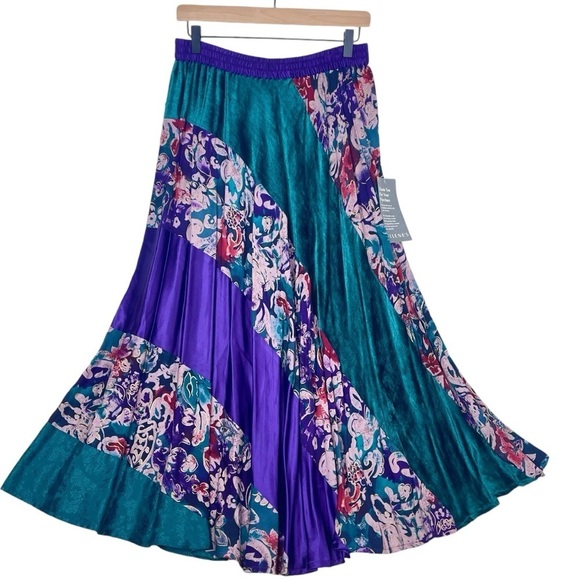 Carole Little Dresses & Skirts - Carole Little Vintage Skirt 12 Midi Pull On Fairycore Romantic Ren Faire Gypsy